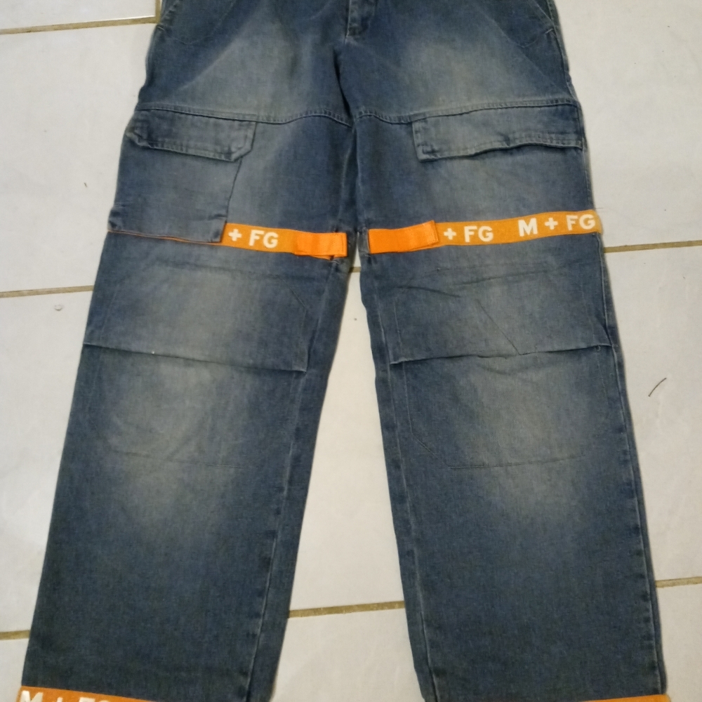 Marithe Francois Girbaud Jeans Denim Orange 38M